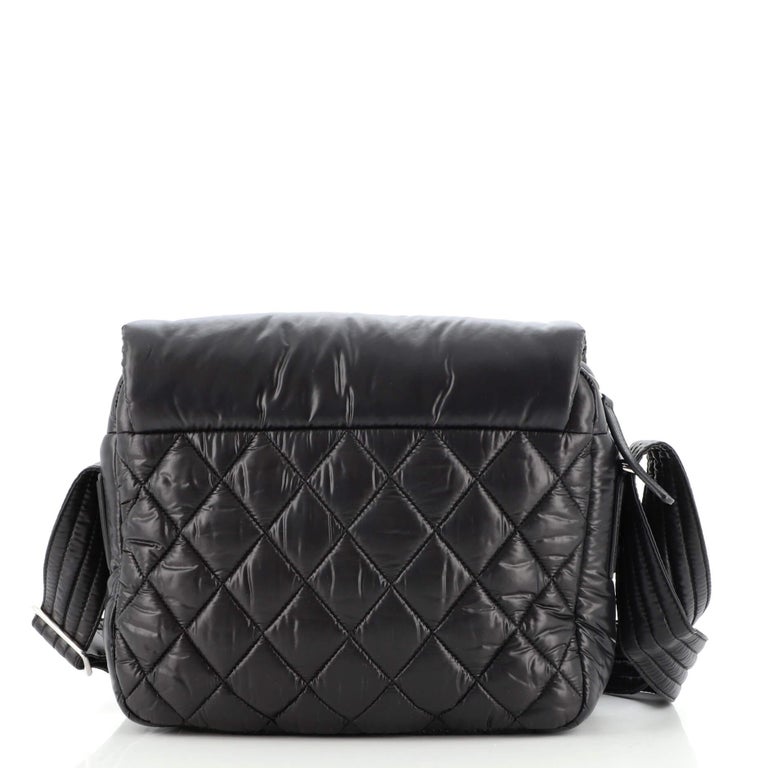 Chanel Coco Cocoon Messenger Bag Quilted Nylon Medium at 1stDibs