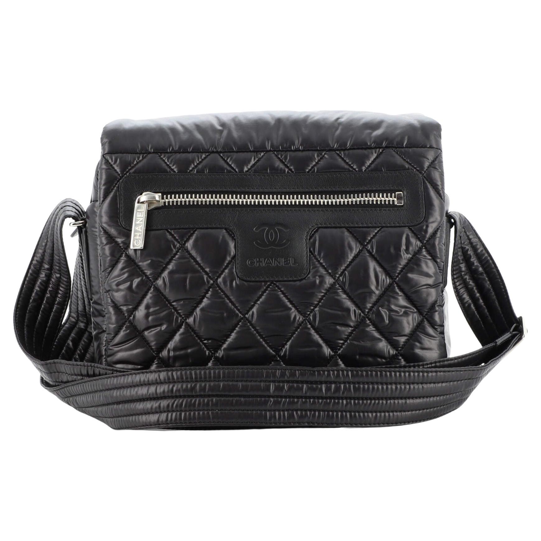 Chanel Coco Cocoon Messenger Bag Quilted Nylon Medium at 1stDibs