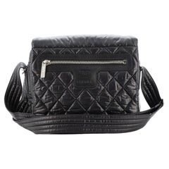 Chanel Coco Cocoon Messenger Bag Quilted Nylon Medium