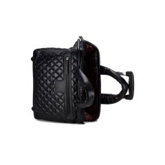 Chanel Coco Cocoon Quilted Case Trolley Black Luggage