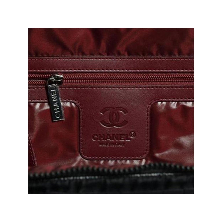 Chanel Burgundy Quilted Leather Lady Braid Bowler Shoulder Bag