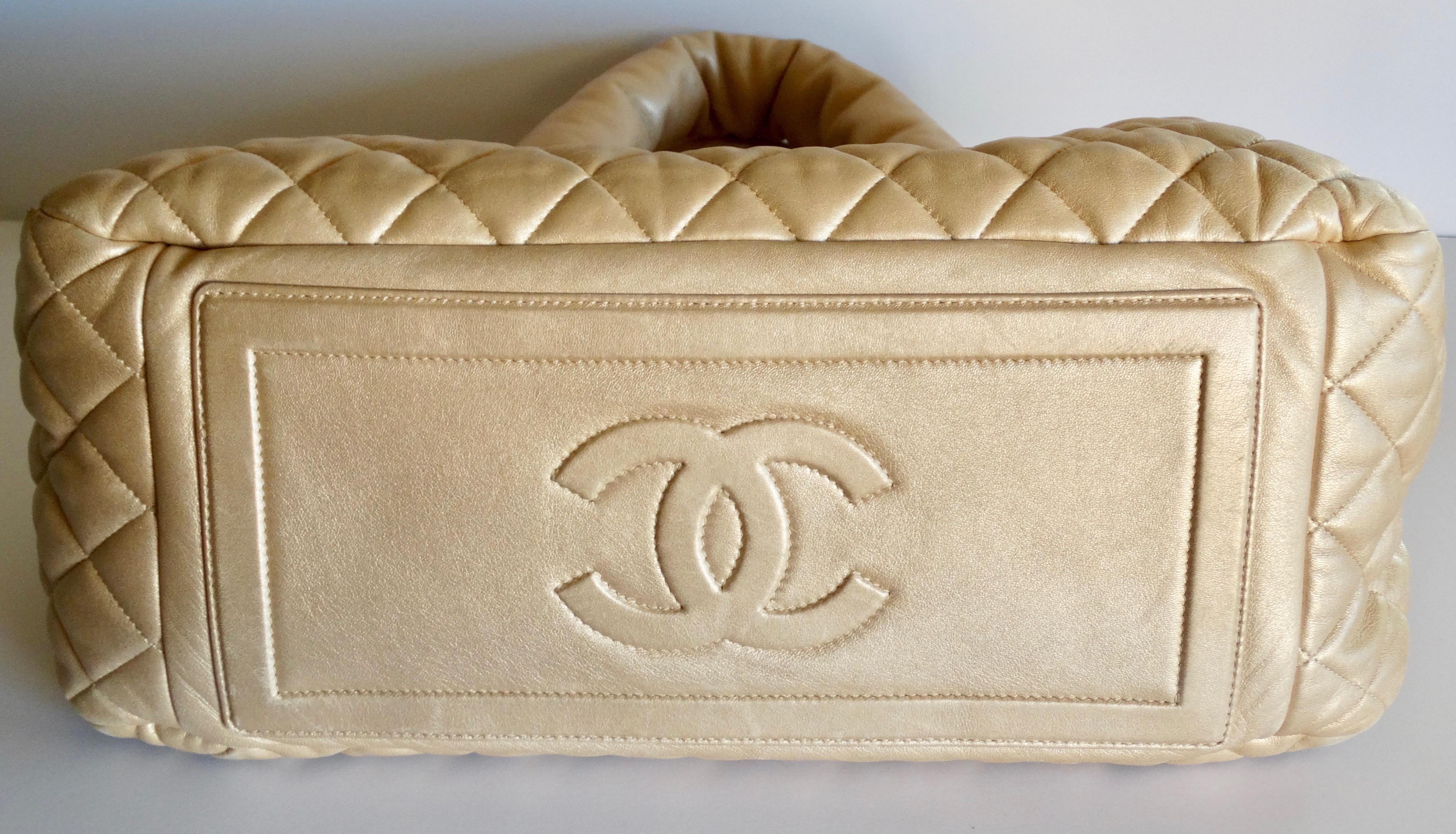 Chanel Coco Cocoon Quilted Large Bowling Bag  2