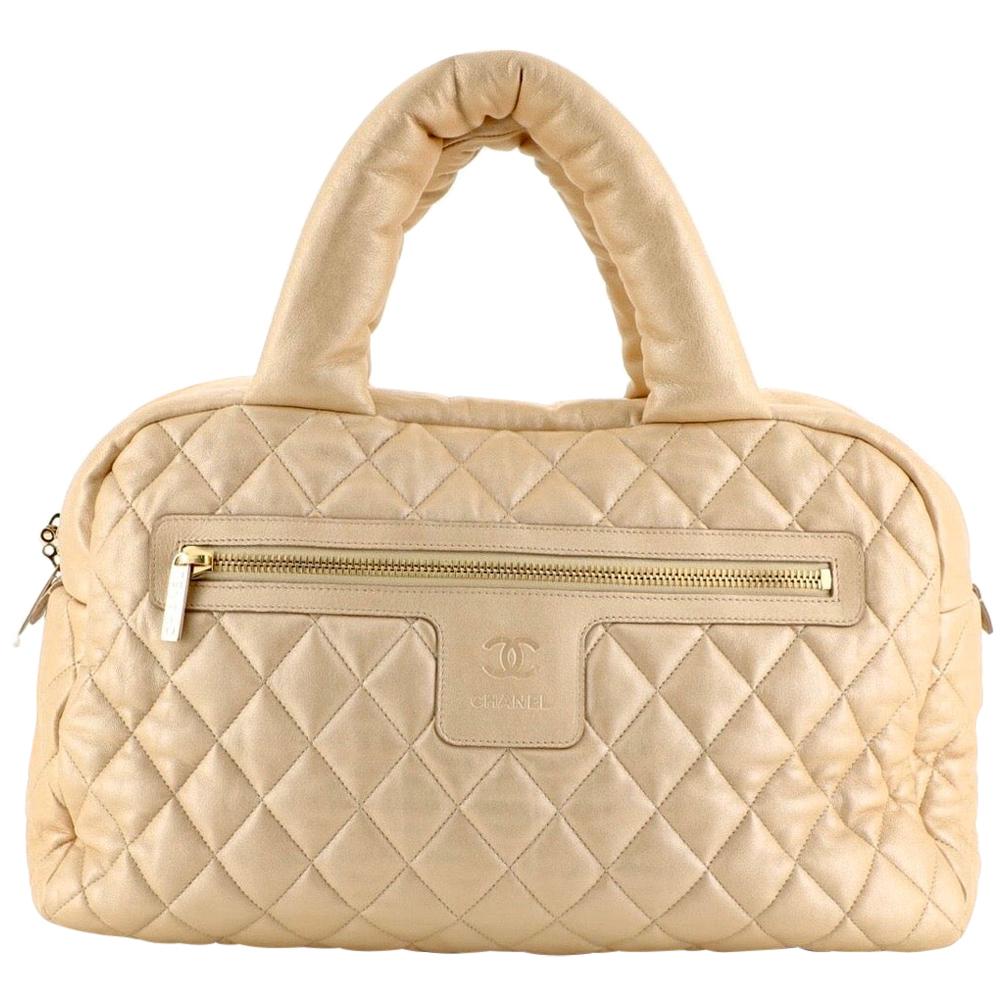 Chanel Coco Cocoon Quilted Large Bowling Bag 