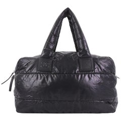 Chanel Coco Cocoon Reversible Bowling Bag Quilted Nylon Medium