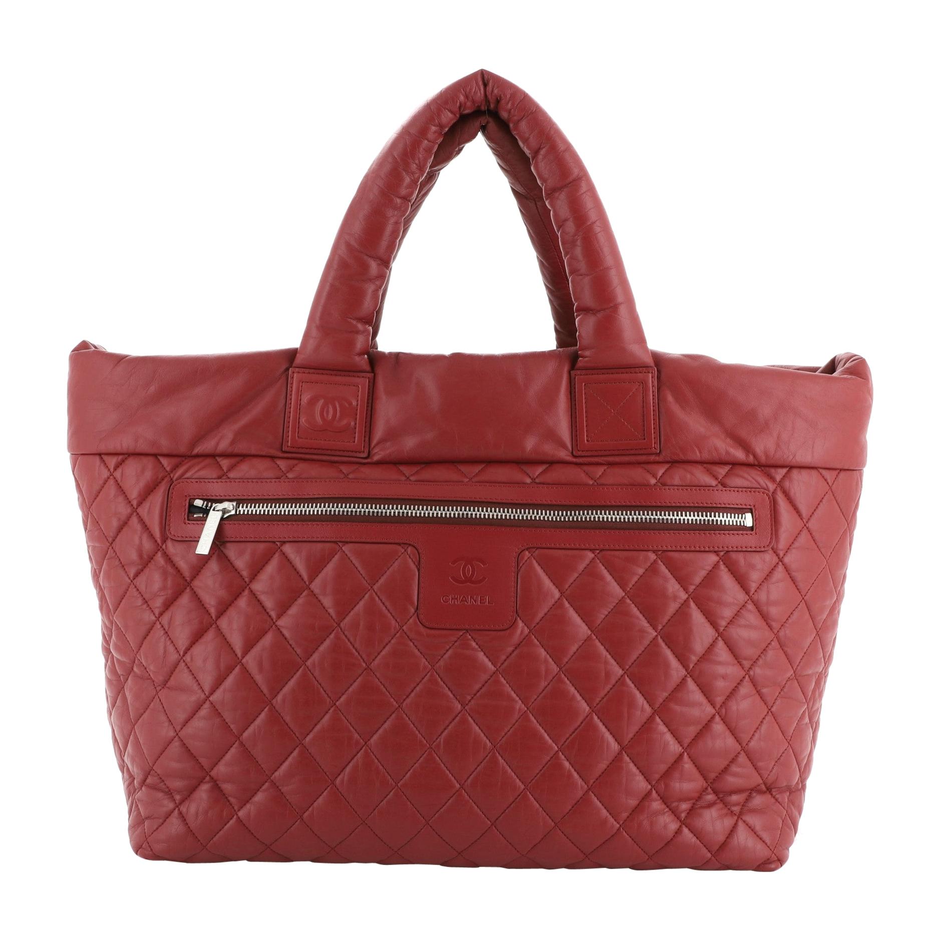 Chanel Coco Cocoon Reversible Tote Quilted Lambskin Large