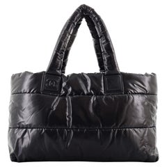 Chanel Coco Cocoon Reversible Tote Quilted Nylon Large
