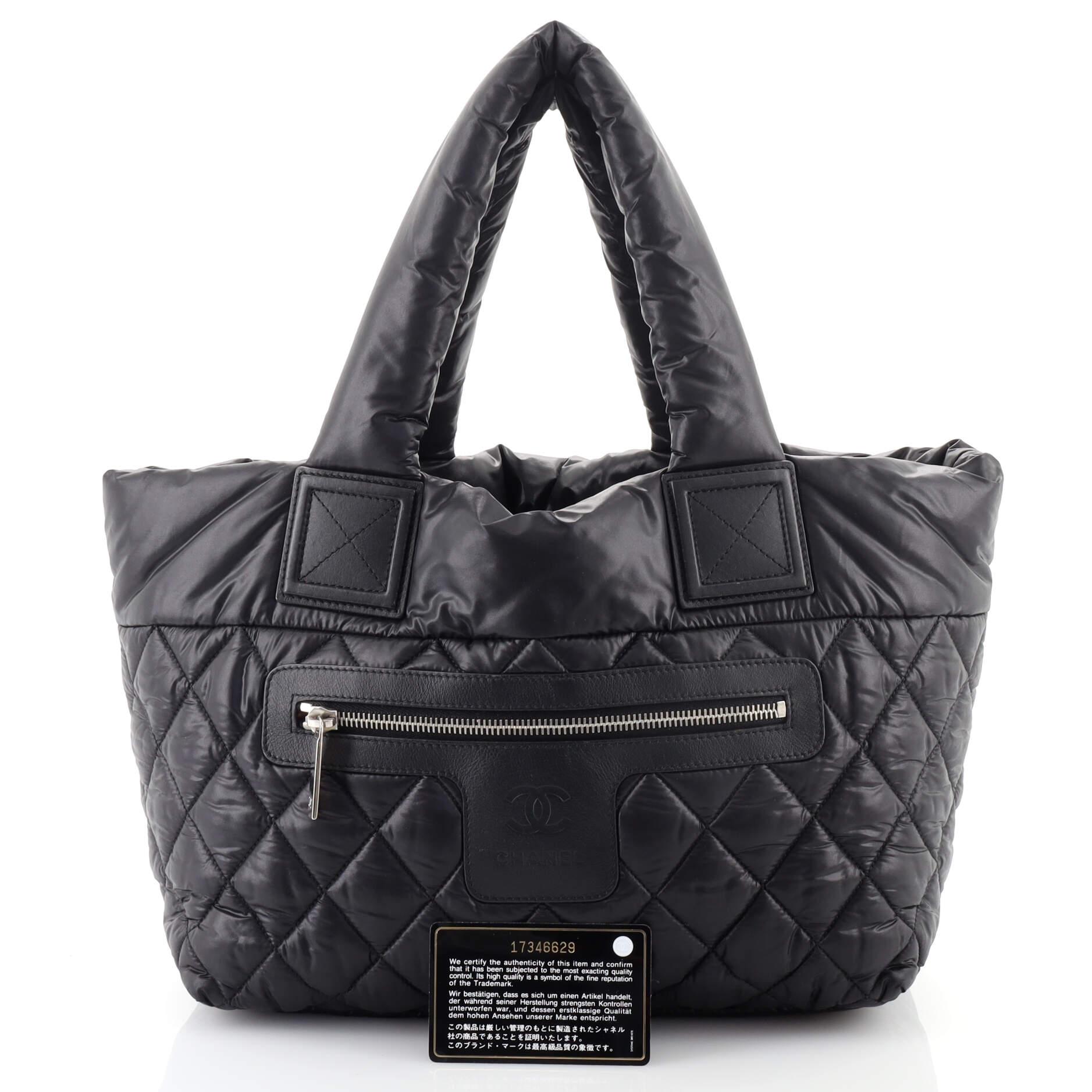 Chanel Coco Cocoon Reversible Tote Quilted Nylon Small at 1stDibs