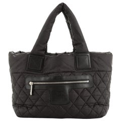Chanel Coco Cocoon Reversible Tote Quilted Nylon Small