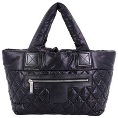 Chanel Coco Cocoon Reversible Tote Quilted Nylon Small