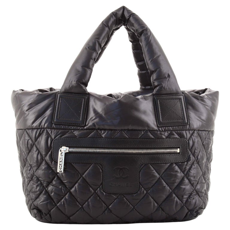 Chanel Coco Cocoon Reversible Tote Quilted Nylon Small For Sale at 1stDibs