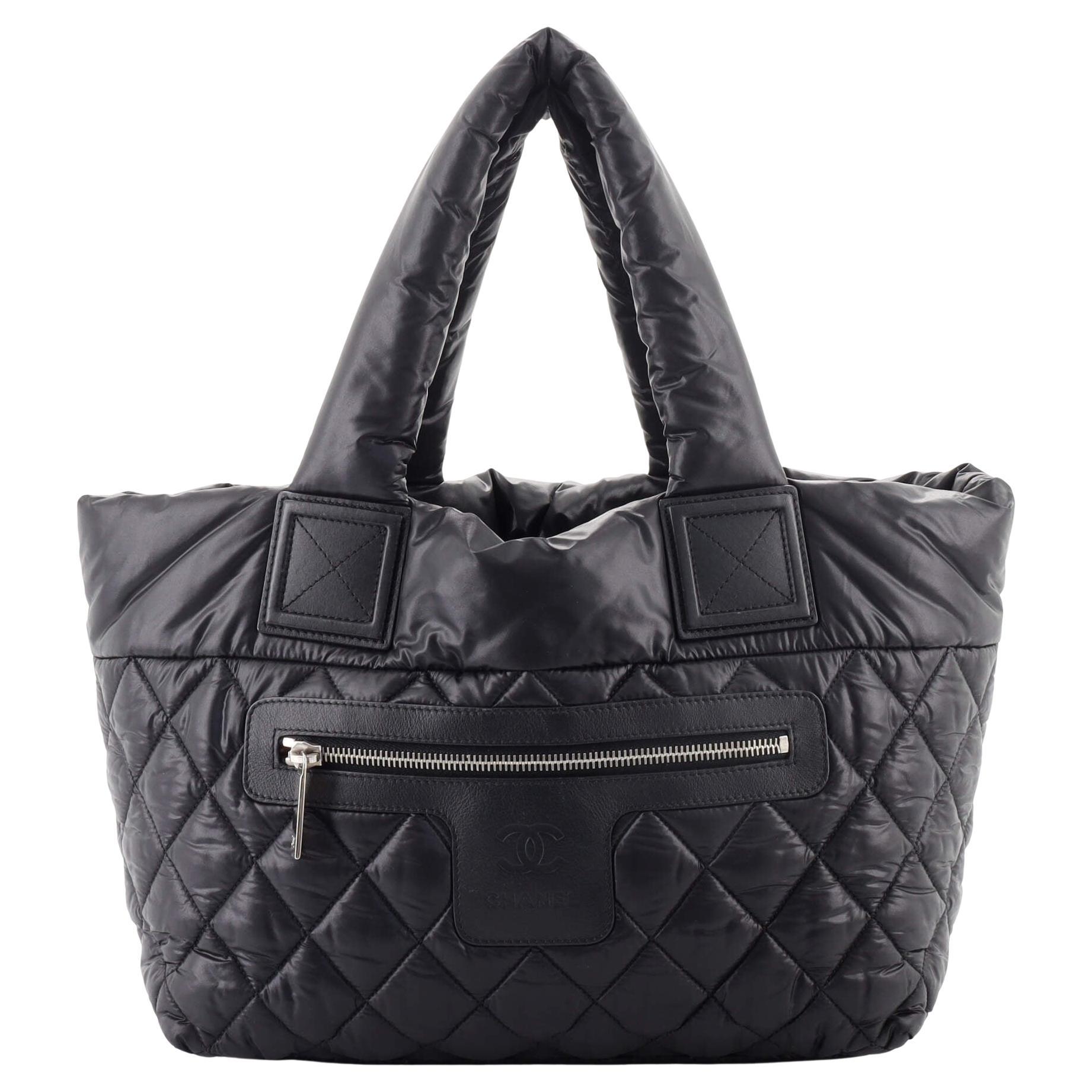 Chanel Coco Cocoon Reversible Tote Quilted Nylon Small at 1stDibs