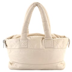 Chanel Coco Cocoon Zipped Tote Lambskin Large