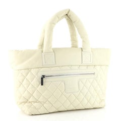 Chanel Coco Cocoon Zipped Tote Quilted Caviar Large