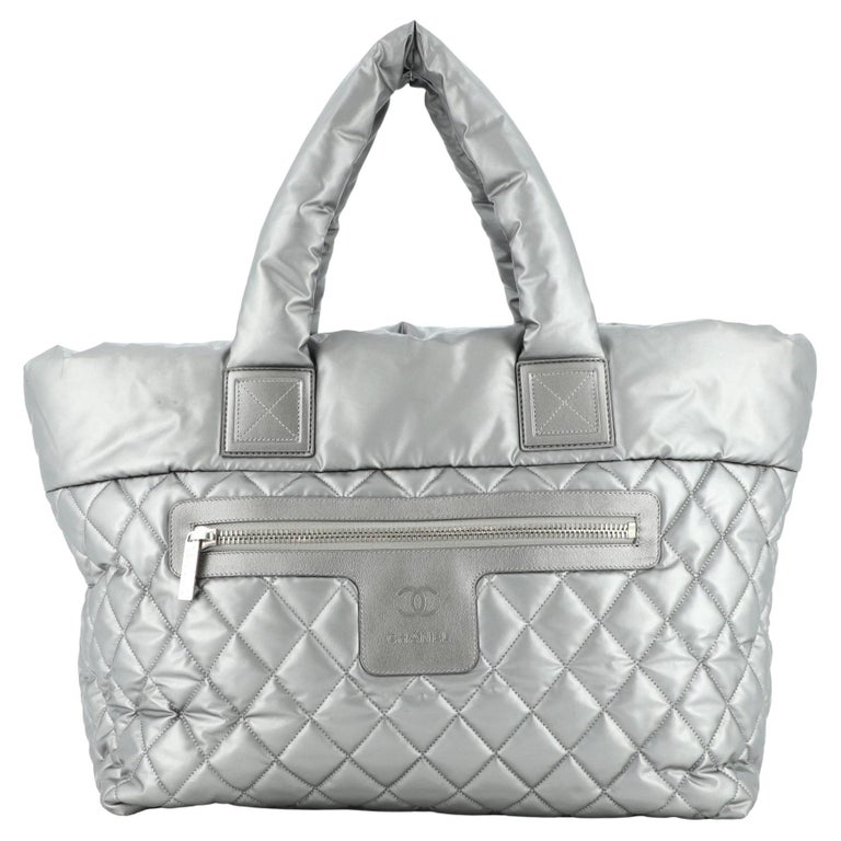 Chanel Grey Denim Quilted Soft Cocoon Tote Bag – I MISS YOU VINTAGE