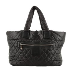 Chanel Coco Cocoon Zipped Tote Quilted Nylon Medium Chanel Coco Cocoon Zipped Tote Quilted Nylon Medium