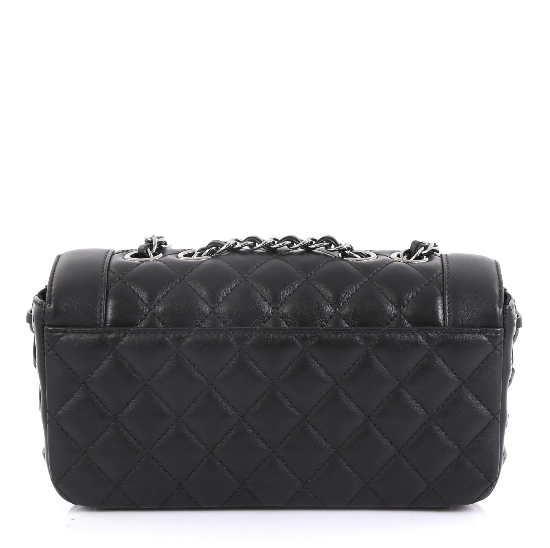 Chanel Coco Corset Flap Bag Quilted Lambskin Small In Good Condition In NY, NY