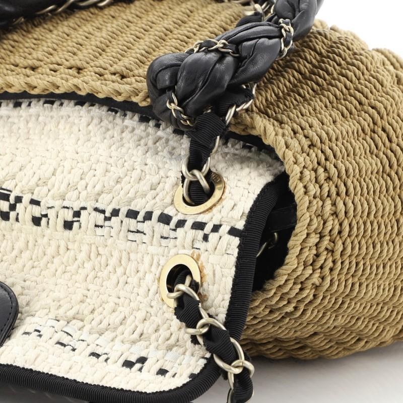 Chanel Coco Country Tote Woven Raffia with Leather 1