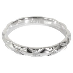 Chanel Coco Crush Band in  Platinum 0.04 CTW