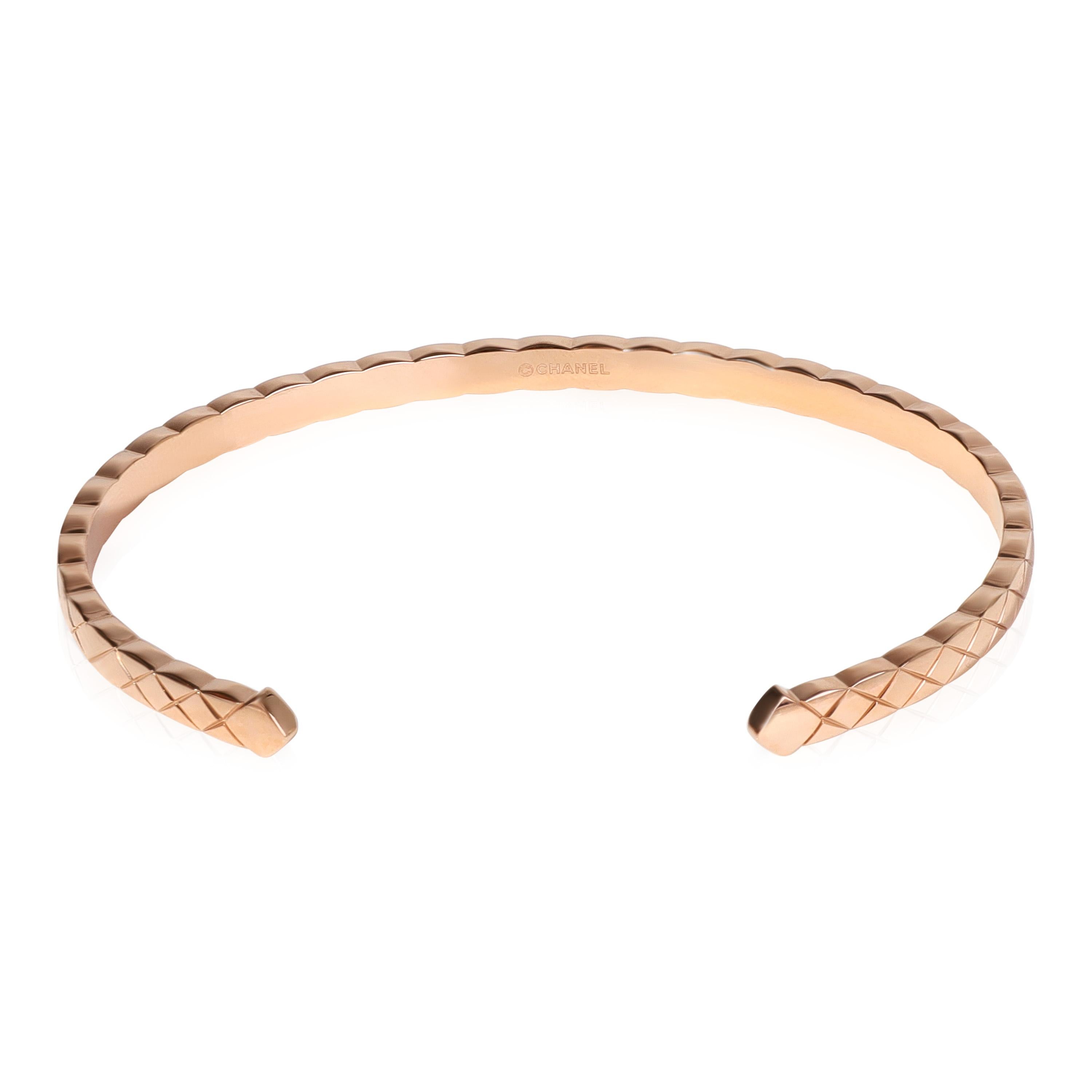 Chanel Coco Crush Armband aus 18 Karat Roségold im Zustand „Hervorragend“ in New York, NY