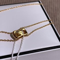 Chanel Coco Crush Diamond Necklace, Beige Gold