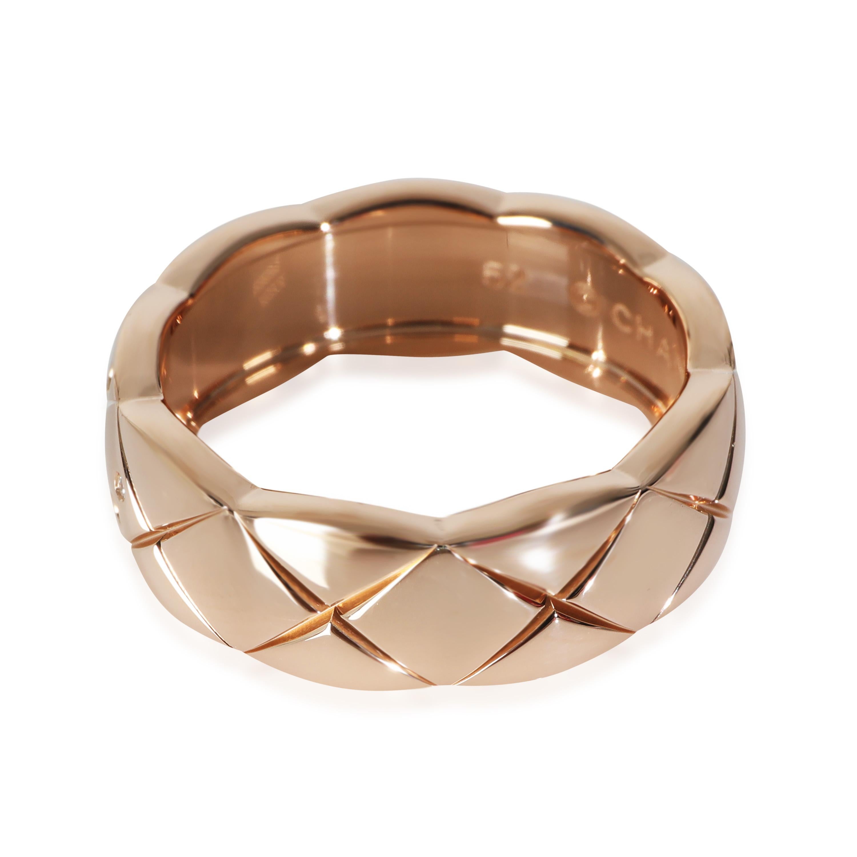 Chanel Coco Crush Diamant Ring in 18k Rose Gold

PRIMÄRE DETAILS
SKU: Z144521
Auflistung Titel: Chanel Coco Crush Diamantring in 18k Rose Gold
Condit Beschreibung: Verkauft für 5400 USD. In ausgezeichnetem Zustand und kürzlich poliert.  Wird mit Box