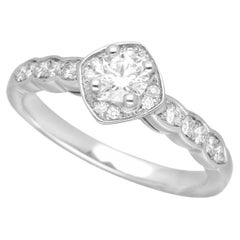 CHANEL Coco Crush Diamond 0,30ct E-VVS1-3Ex Bague en platine US 5 3/4