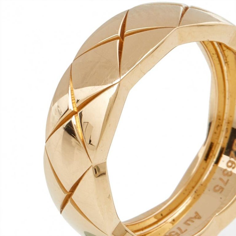 Chanel 18K Coco Crush Ring - 18K Yellow Gold Band, Rings - CHA136239