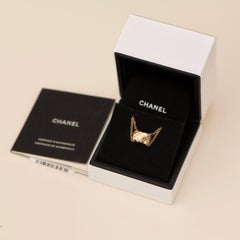 Chanel Coco Crush Quilted Necklace 18K Rose Gold