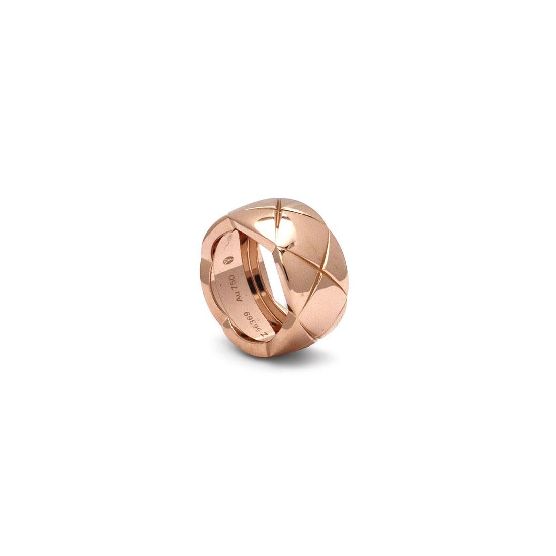 chanel coco crush ring rose gold