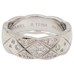 Chanel 'Coco Crush' White Gold and Diamond Ring, Small Model