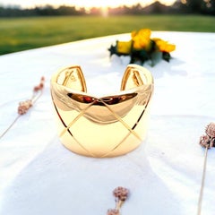 Chanel Coco Crush Bracelet manchette en or jaune