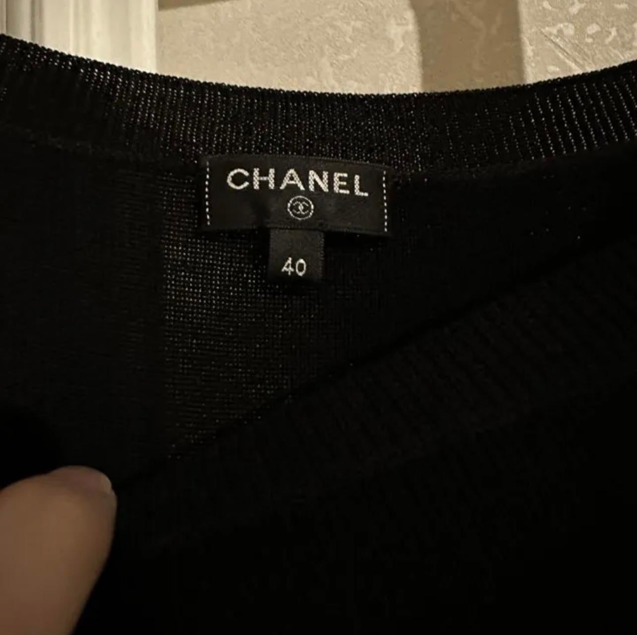 Chanel Coco Cuba Kleines schwarzes Kleid mit Gürtel im Angebot 5