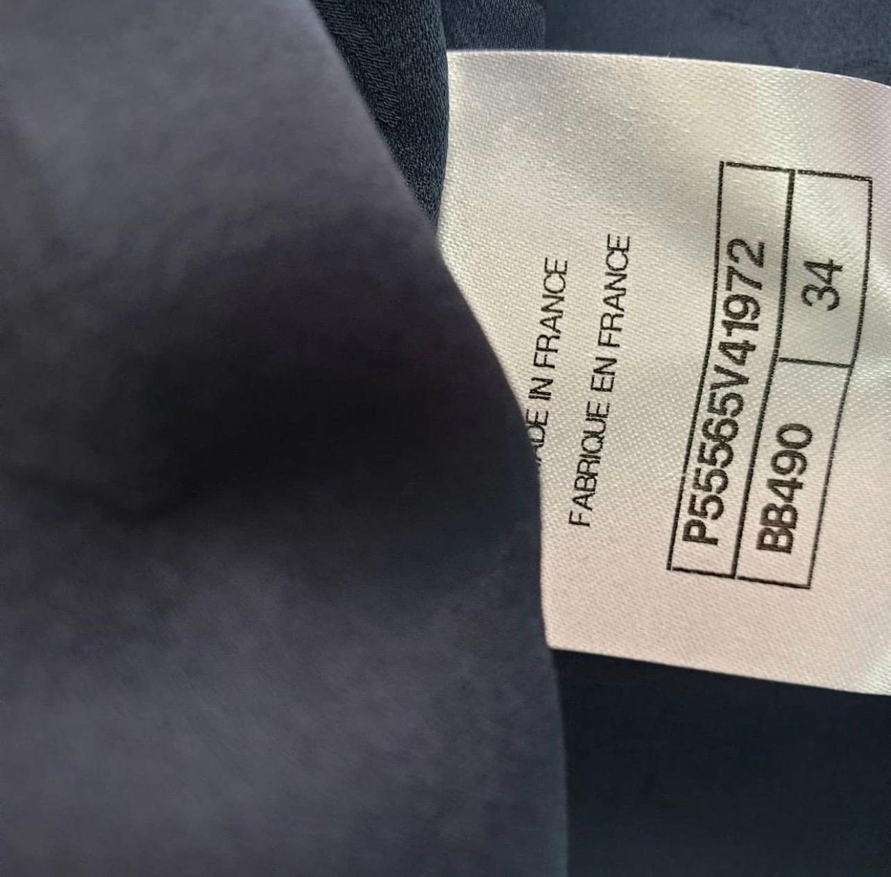Chanel Coco Cuba Blue Cotton Blazer Jacket 4
