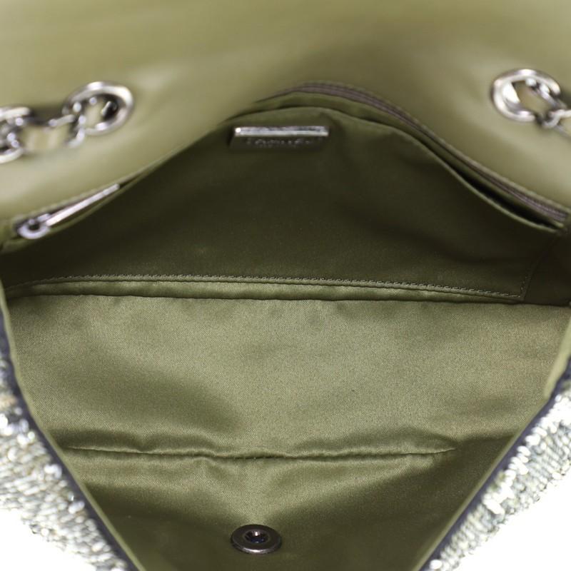 Black Chanel Coco Cuba Flap Bag Sequins Medium