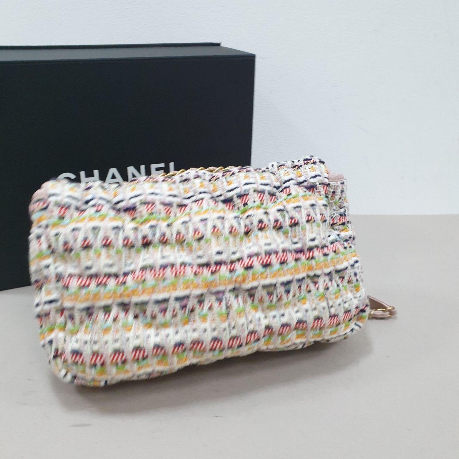 Chanel Coco Cuba Flap Quilted Tweed Bag 2