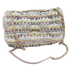 Chanel Coco Cuba Flap Quilted Tweed Bag