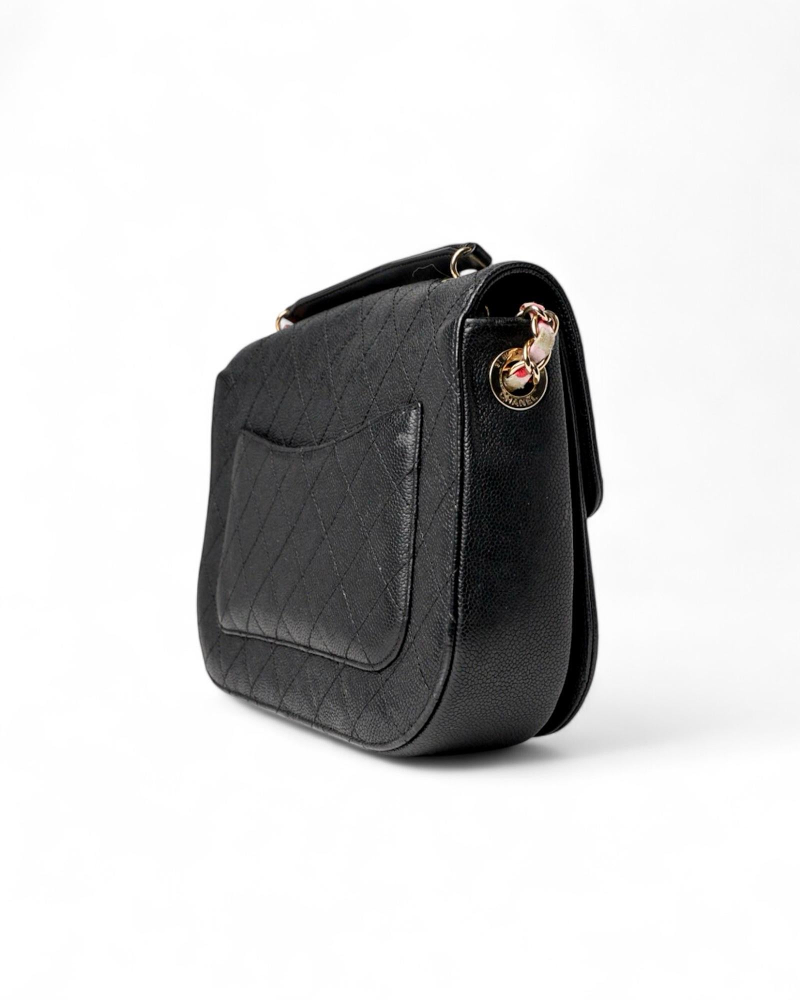 Chanel Coco Cuba Medium Caviar Black For Sale 6