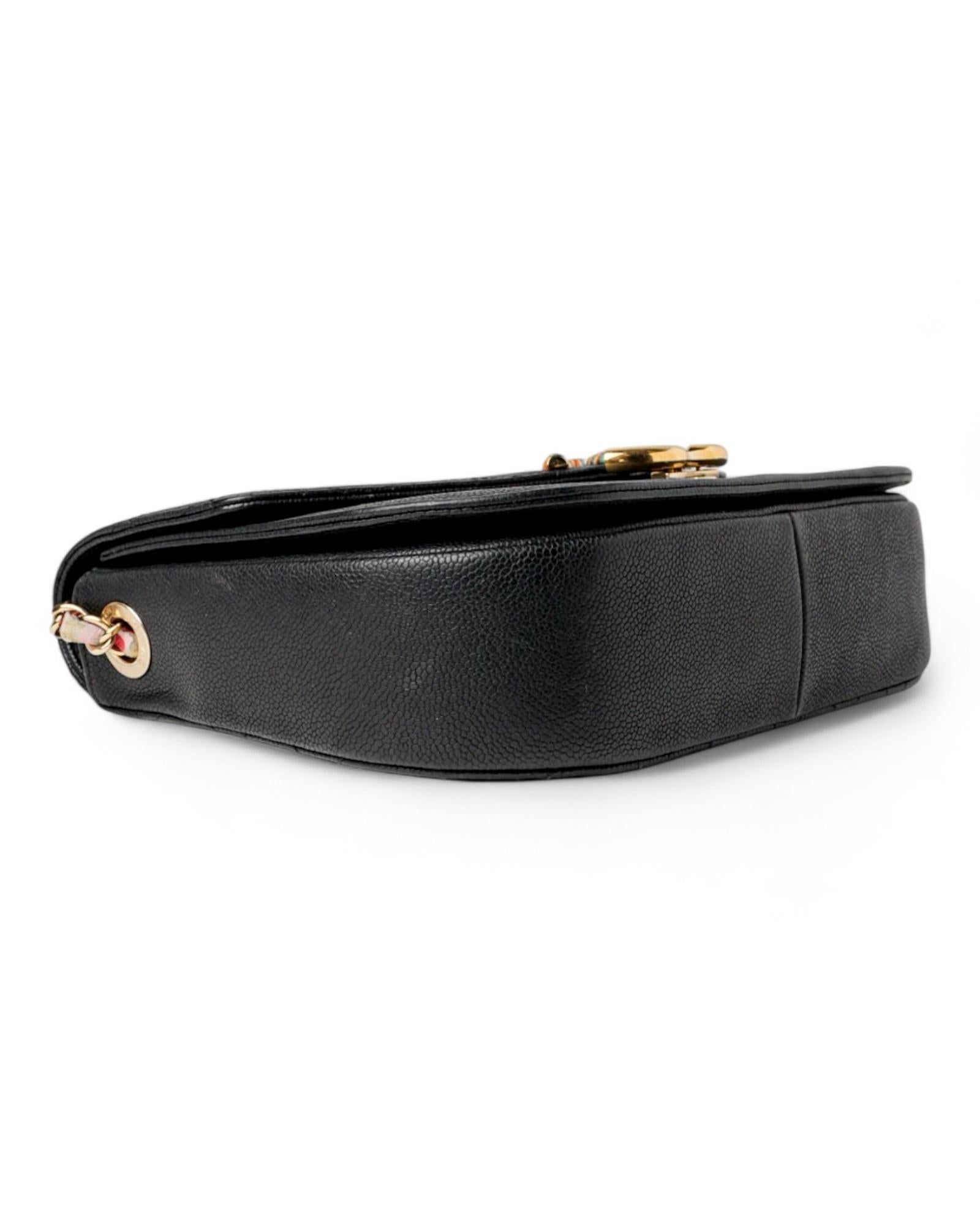 Chanel Coco Cuba Medium Caviar Black For Sale 10