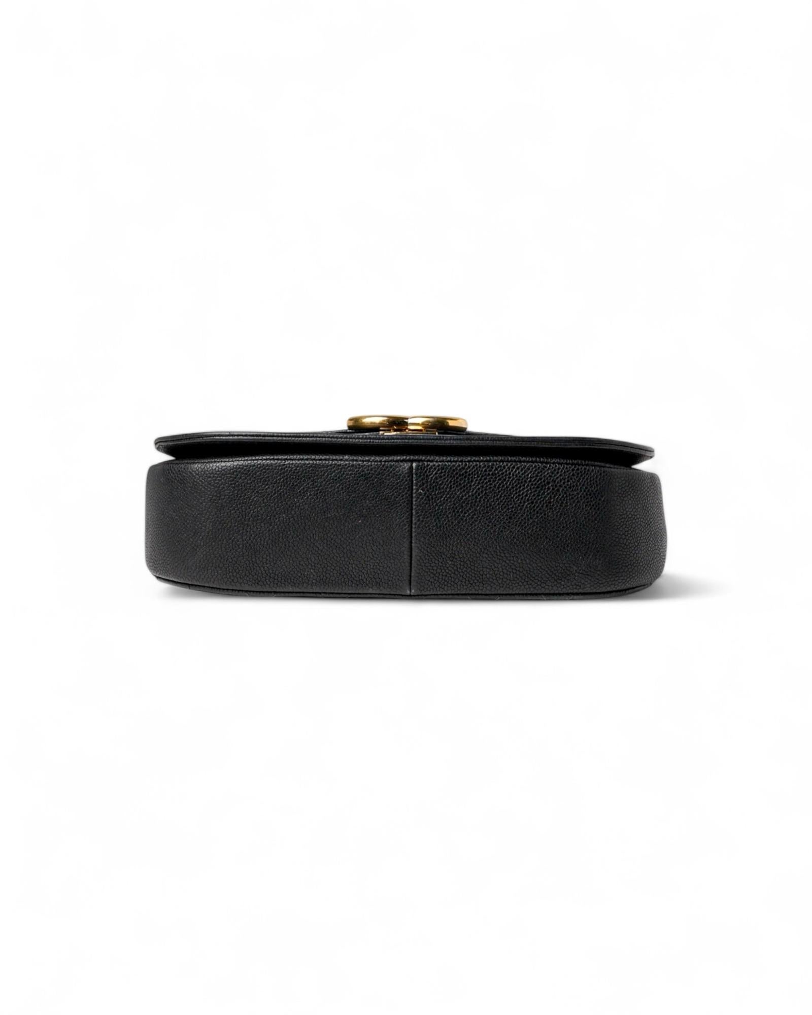 Chanel Coco Cuba Medium Caviar Black For Sale 13