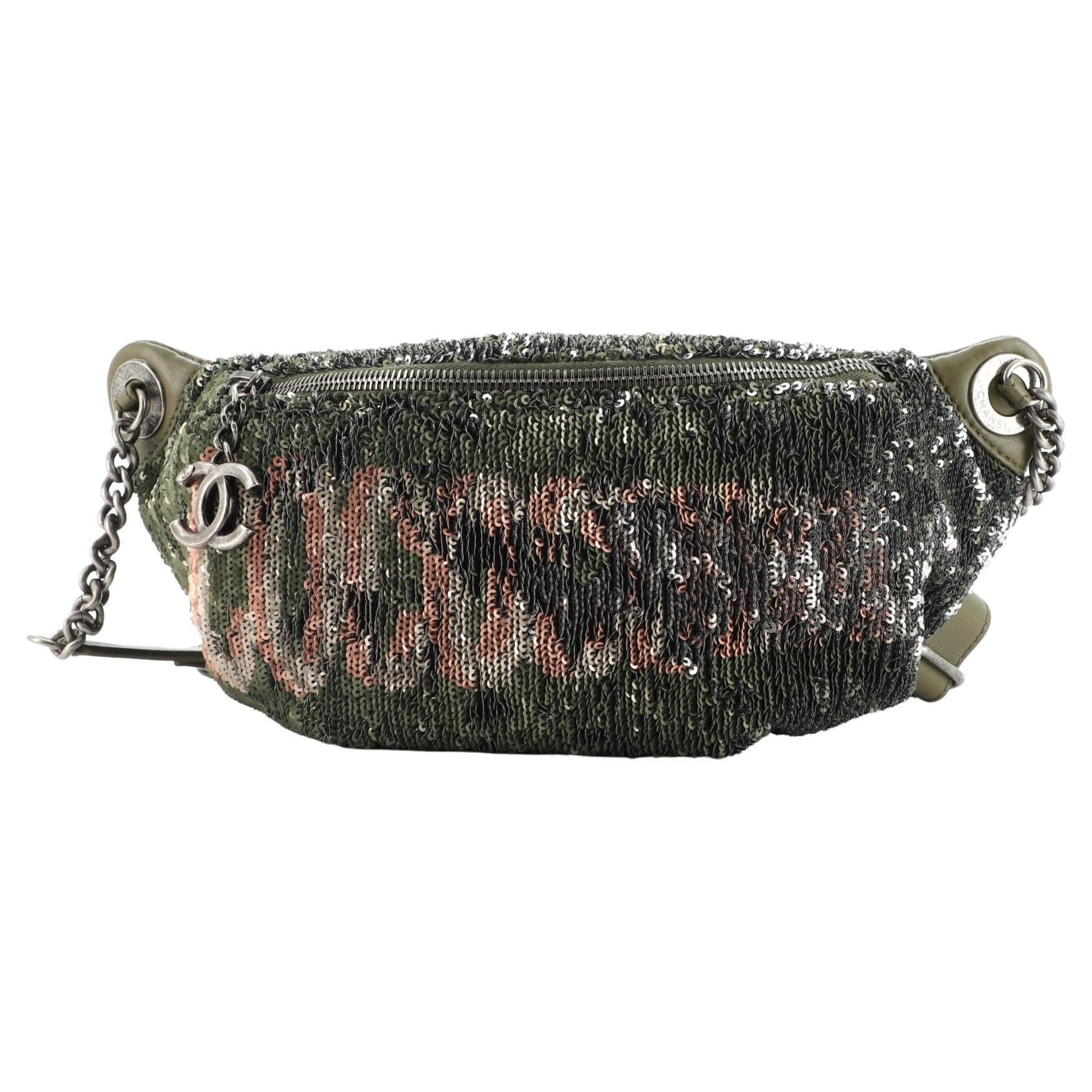Chanel All About Chains Waist Bag Quilted Lambskin at 1stDibs