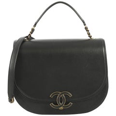 Chanel Coco Curve Flap Messenger Calfskin And Quilted Goatskin Medium 