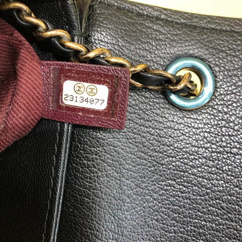 Chanel  Coco Curve Flap Messenger Calfskin and Quilted Goatskin Small In Good Condition In NY, NY