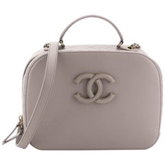 Chanel Coco Curve Vanity Case Calfskin And Quilted Goatskin Medium