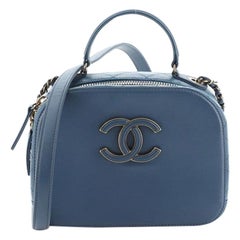 Chanel Coco Curve Vanity Case Calfskin and Quilted Goatskin Small