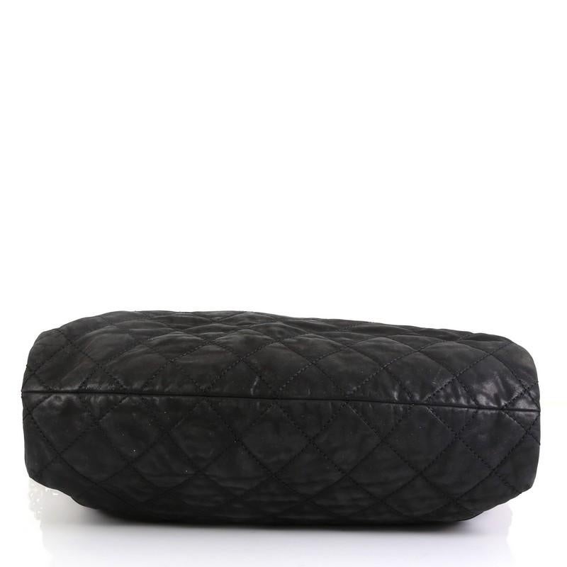 Women's or Men's Chanel Coco Daily Hobo Quilted Iridescent Calfskin Large 