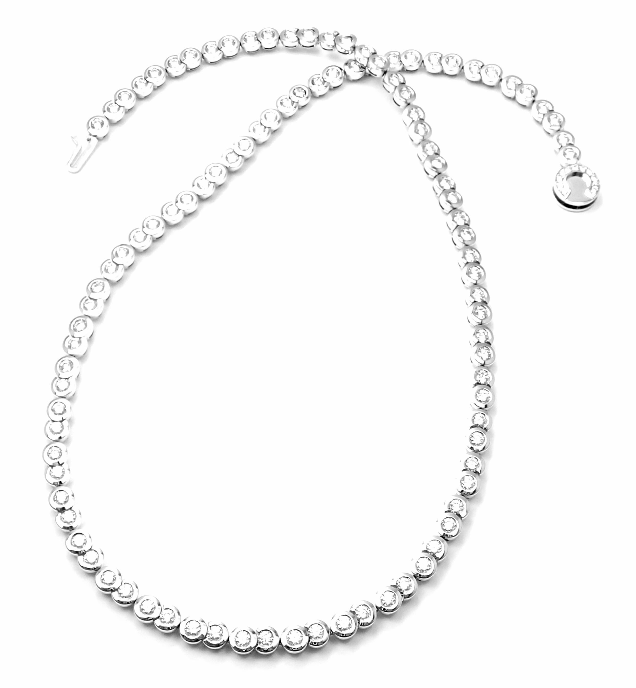 Chanel Coco Diamond Line Tennis White Gold Necklace 1