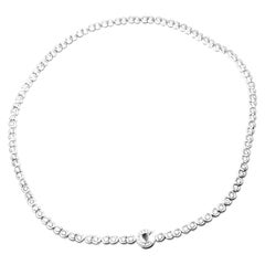 Chanel Coco Diamond Line Tennis White Gold Necklace