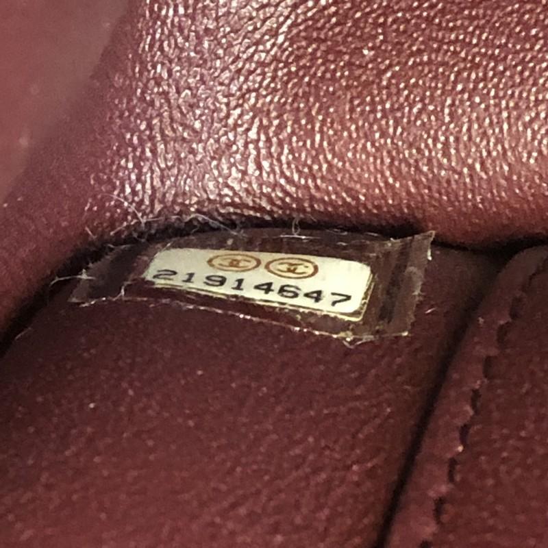 Chanel Coco Envelope Flap Bag Chevron Leder Medium 5