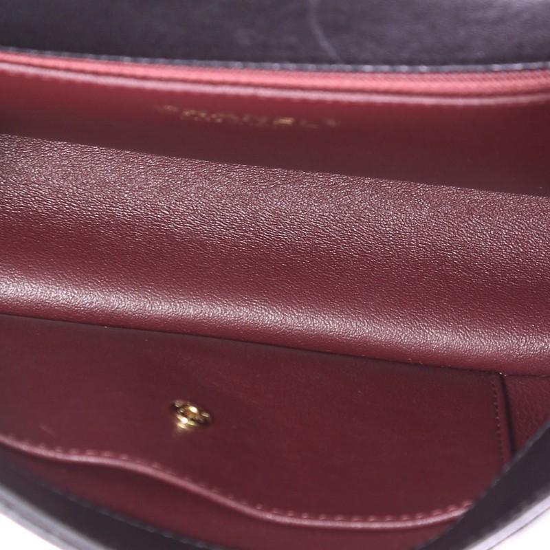 Chanel Coco Envelope Flap Bag Chevron Leder Medium 4