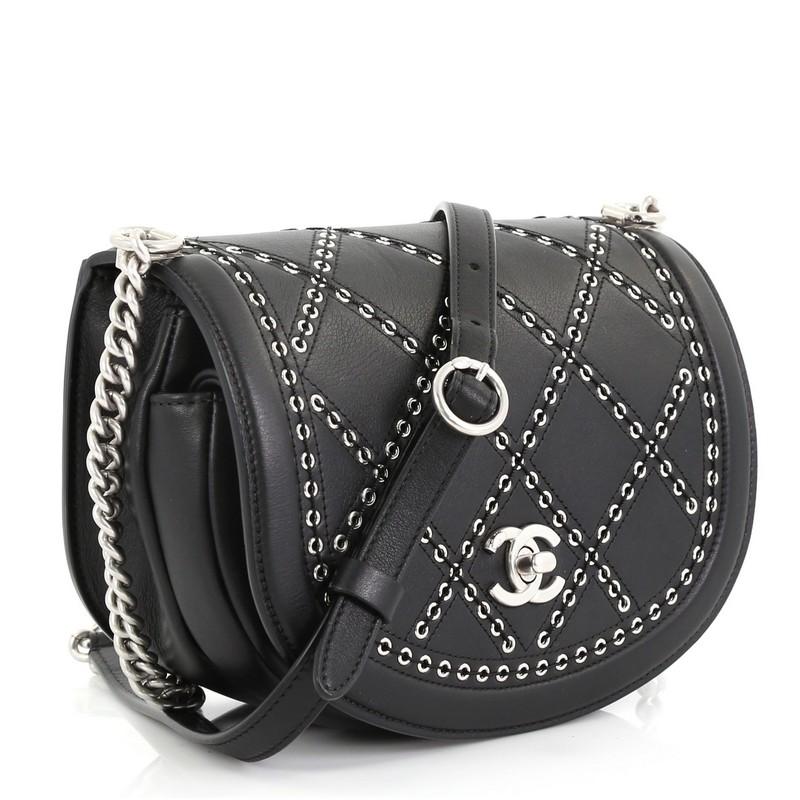 chanel coco eyelets flap bag